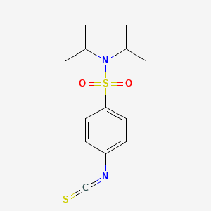 molecular formula C13H18N2O2S2 B3175343 N,N-二异丙基-4-异硫氰酸苯磺酰胺 CAS No. 956576-76-4