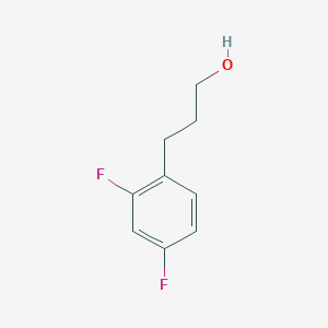 molecular formula C9H10F2O B3175473 3-(2,4-Difluorophenyl)propan-1-OL CAS No. 957204-67-0