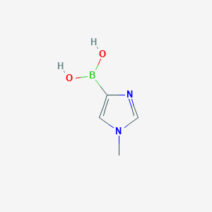 molecular formula C4H7BN2O2 B3175591 （1-甲基-1H-咪唑-4-基）硼酸 CAS No. 957720-01-3