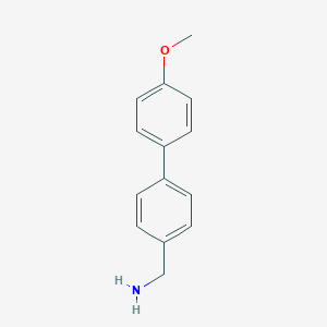 molecular formula C14H15NO B031756 [4-(4-甲氧基苯基)苯基]甲胺 CAS No. 769073-20-3