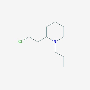 molecular formula C10H20ClN B3175626 2-(2-Chloroethyl)-1-propylpiperidine CAS No. 958026-51-2