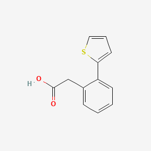 molecular formula C12H10O2S B3175636 [2-(2-噻吩基)苯基]乙酸 CAS No. 958219-45-9