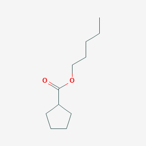 molecular formula C11H20O2 B3175708 Pentyl cyclopentanecarboxylate CAS No. 959026-72-3