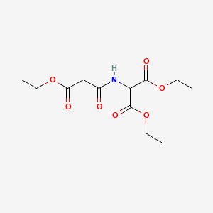 molecular formula C12H19NO7 B3175719 Diethyl 2-(3-ethoxy-3-oxopropanamido)malonate CAS No. 959054-21-8