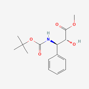 tert-butyl(1R,2R)-2-methoxycarbonyl-2-hydroxy-1-phenylethylcarbamate