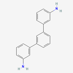 molecular formula C18H16N2 B3175743 [1,1':3',1''-联苯]-3,3''-二胺 CAS No. 95919-21-4