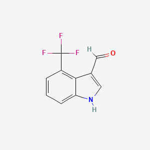 4-(trifluoromethyl)-1H-indole-3-carbaldehyde