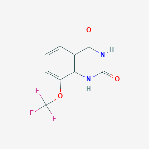 molecular formula C9H5F3N2O3 B3175752 8-(三氟甲氧基)喹唑啉-2,4(1H,3H)-二酮 CAS No. 959236-83-0