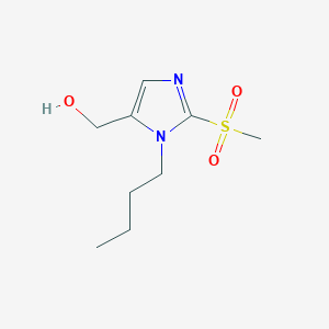 (1-Butyl-2-methanesulfonyl-1H-imidazol-5-yl)methanol