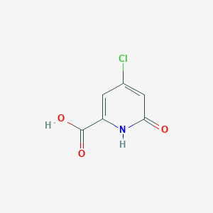 molecular formula C6H4ClNO3 B3175762 4-Chloro-6-hydroxypicolinic acid CAS No. 959244-16-7