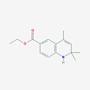 molecular formula C15H19NO2 B3175785 Ethyl 2,2,4-trimethyl-1,2-dihydroquinoline-6-carboxylate CAS No. 959290-57-4