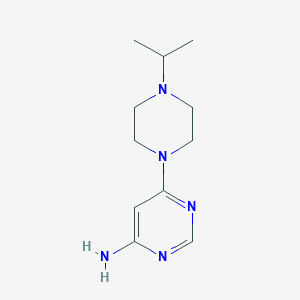 molecular formula C11H19N5 B3175832 6-(4-Isopropylpiperazin-1-yl)pyrimidin-4-amine CAS No. 959696-44-7