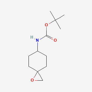 molecular formula C12H21NO3 B3175840 叔丁基 1-氧杂螺[2.5]辛烷-6-基氨基甲酸酯 CAS No. 959704-59-7