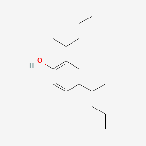 molecular formula C16H26O B3175850 2,4-双(1-甲基丁基)苯酚 CAS No. 96-94-6