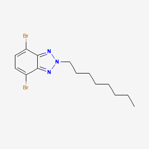 molecular formula C14H19Br2N3 B3175898 4,7-Dibromo-2-octyl-2H-benzo[d][1,2,3]triazole CAS No. 960509-83-5