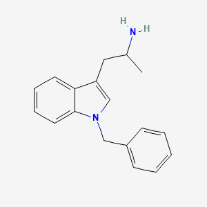 molecular formula C18H20N2 B3175910 2-(1-Benzyl-1H-indol-3-yl)-1-methyl-ethylamine CAS No. 96062-47-4