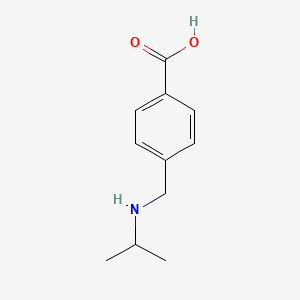 molecular formula C11H15NO2 B3175924 4-((Isopropylamino)methyl)benzoic acid CAS No. 96084-40-1