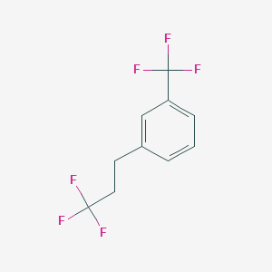 molecular formula C10H8F6 B3175960 1-(Trifluoromethyl)-3-(3,3,3-trifluoropropyl)-benzene CAS No. 96256-42-7