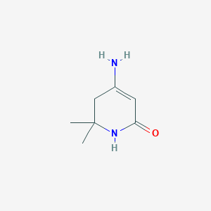 4-amino-6,6-dimethyl-5,6-dihydropyridin-2(1H)-one