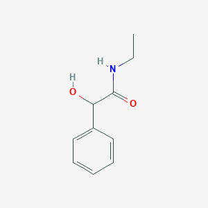 molecular formula C10H13NO2 B3176001 N-ethyl-2-hydroxy-2-phenylacetamide CAS No. 96392-42-6