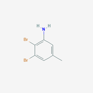 molecular formula C7H7Br2N B3176015 2,3-Dibromo-5-methylaniline CAS No. 96558-69-9