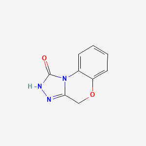 molecular formula C9H7N3O2 B3176035 2,4-Dihydro-1-oxo-1,2,4-triazolo[3,4-C][1,4]benzoxazine CAS No. 96753-77-4