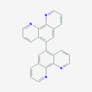 molecular formula C24H14N4 B3176037 5,5'-Bi(1,10-phenanthroline) CAS No. 96761-79-4