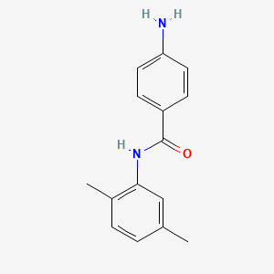 molecular formula C15H16N2O B3176060 4-Amino-N-(2,5-dimethylphenyl)benzamide CAS No. 97042-50-7