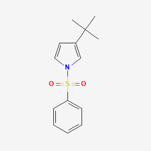 molecular formula C14H17NO2S B3176077 3-(tert-Butyl)-1-(phenylsulfonyl)-1H-pyrrole CAS No. 97188-28-8
