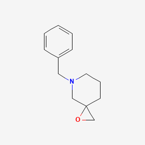 molecular formula C13H17NO B3176079 5-Benzyl-1-oxa-5-azaspiro[2.5]octane CAS No. 97267-35-1