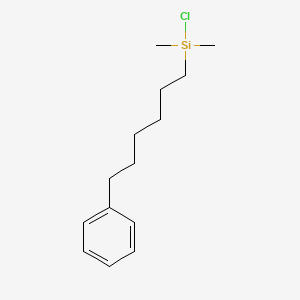 molecular formula C14H23ClSi B3176098 6-Phenylhexyldimethylchlorosilane CAS No. 97451-53-1