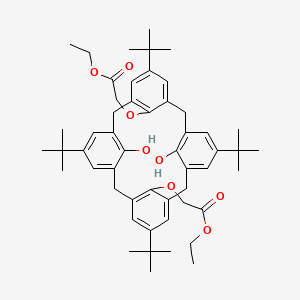 molecular formula C52H68O8 B3176122 O(1),O(3)-Bis(carbethoxymethyl)-P-tert-butylcalix(4)arene CAS No. 97600-49-2