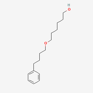 molecular formula C16H26O2 B3176134 6-(4-Phenylbutoxy)hexan-1-ol CAS No. 97664-53-4