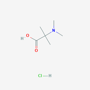 molecular formula C6H14ClNO2 B3176168 2-(Dimethylamino)-2-methylpropanoic acid hydrochloride CAS No. 97874-26-5