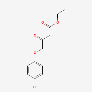 molecular formula C12H13ClO4 B3176169 Ethyl 4-(4-chlorophenoxy)-3-oxobutanoate CAS No. 97900-77-1