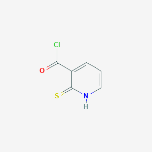 molecular formula C6H4ClNOS B3176173 2-Mercaptonicotinoyl chloride CAS No. 97936-36-2