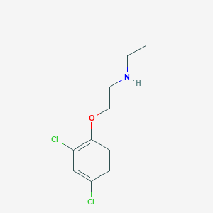 molecular formula C11H15Cl2NO B3176194 [2-(2,4-Dichlorophenoxy)ethyl](propyl)amine CAS No. 98156-48-0