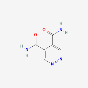 molecular formula C6H6N4O2 B3176201 4,5-Pyridazinedicarboxamide CAS No. 98198-11-9