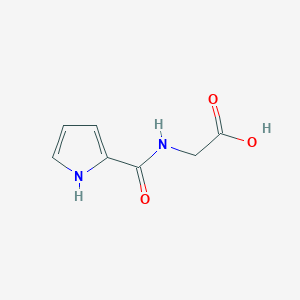 molecular formula C7H8N2O3 B3176204 (1H-Pyrrole-2-carbonyl)glycine CAS No. 98276-81-4