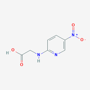 molecular formula C7H7N3O4 B3176210 2-[(5-nitropyridin-2-yl)amino]acetic Acid CAS No. 98279-88-0