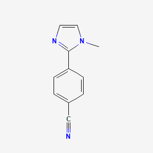 4-(1-Methyl-1H-imidazol-2-yl)benzonitrile