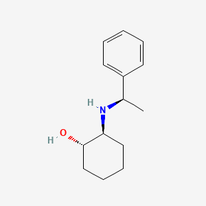 molecular formula C14H21NO B3176221 (1S,2S)-2-((R)-1-phenylethylamino)cyclohexanol CAS No. 98361-56-9