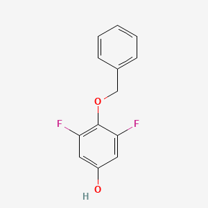 molecular formula C13H10F2O2 B3176345 4-(Benzyloxy)-3,5-difluorophenol CAS No. 99045-19-9
