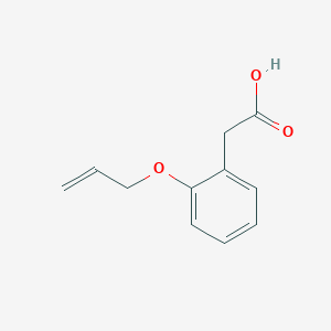 molecular formula C11H12O3 B3176477 2-(Allyloxy) phenyl acetic acid CAS No. 99558-25-5