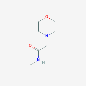 molecular formula C7H14N2O2 B3176523 N-methyl-2-morpholin-4-ylacetamide CAS No. 99767-12-1