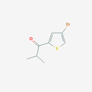 molecular formula C8H9BrOS B3176527 1-(4-Bromothiophen-2-yl)-2-methylpropan-1-one CAS No. 99769-26-3
