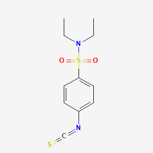 molecular formula C11H14N2O2S2 B3176540 N,N-二乙基-4-异硫氰酸苯磺酰胺 CAS No. 99841-31-3