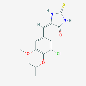5-(3-Chloro-4-isopropoxy-5-methoxybenzylidene)-2-thioxo-4-imidazolidinone