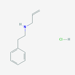 molecular formula C11H16ClN B3176561 (2-Phenylethyl)(prop-2-en-1-yl)amine hydrochloride CAS No. 99858-44-3