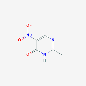 molecular formula C5H5N3O3 B3176567 2-Methyl-5-nitropyrimidin-4(1H)-one CAS No. 99893-01-3